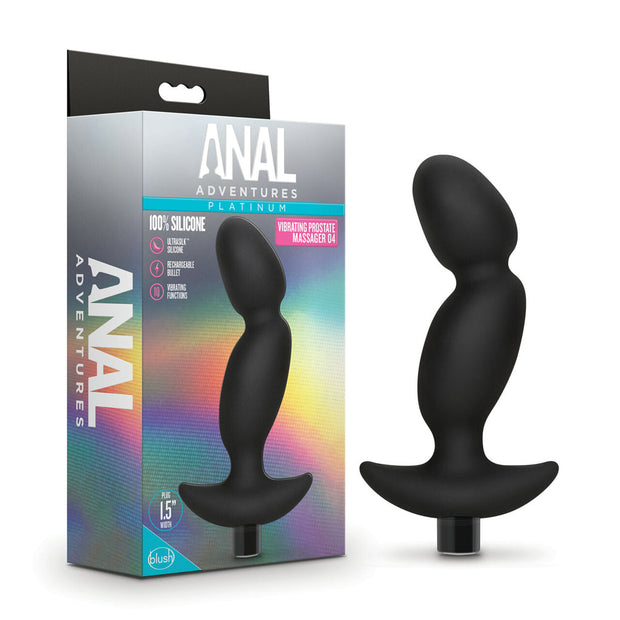 Anal Adventures - Silicone Prostate Massager with loop