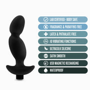 Anal Adventures - Silicone Prostate Massager with loop