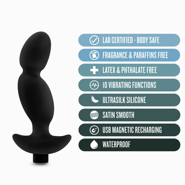 Anal Adventures - Silicone Prostate Massager with loop