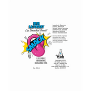 Warming & Lickable Massage Oil BlueRaspb