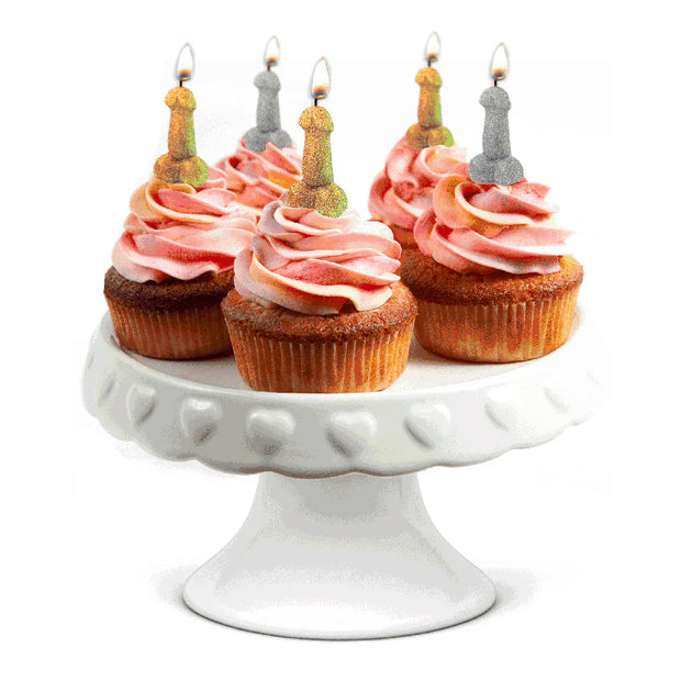 Glitterati Penis Candle Set 5pc