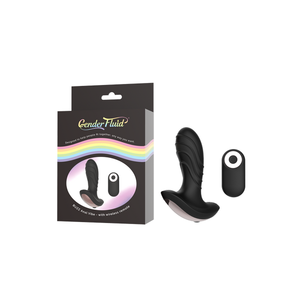 Gender Fluid Buzz Remote Anal Vibe *