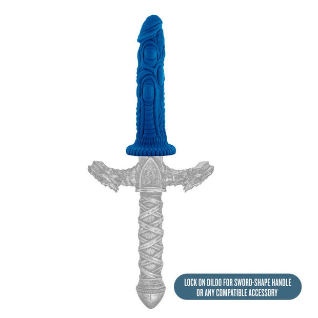 The Realm - Draken Lock-On Dildo - Blue