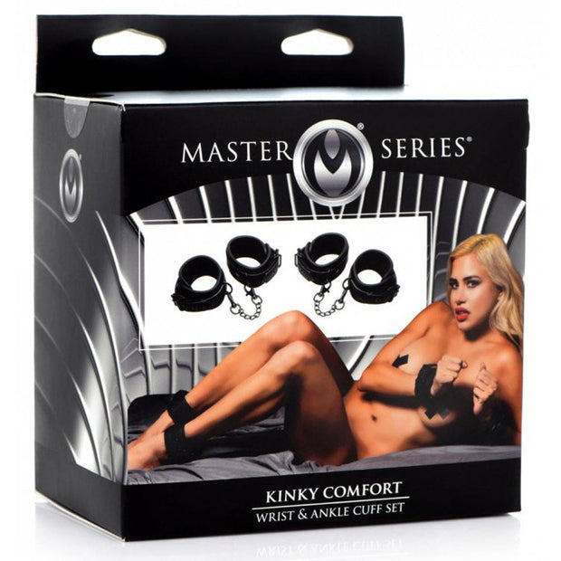 Kinky Comfort Wrist & Ankle Cuff Set