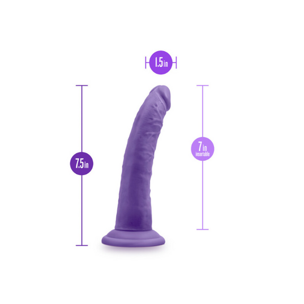 Au Naturel Bold Jack 7" Dildo - Purple