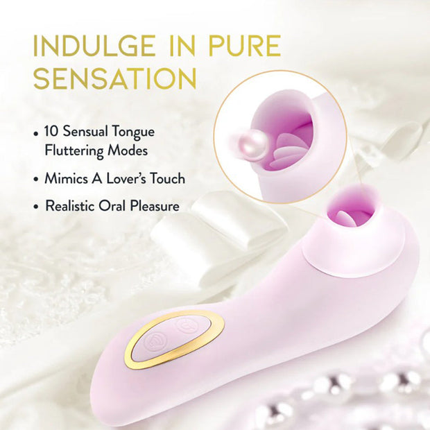 Delice - Fleur - Clitoral, Fluttering & Suction Personal Massager