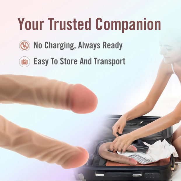 Dr. Skin Plus - 14” Posable Double Dong