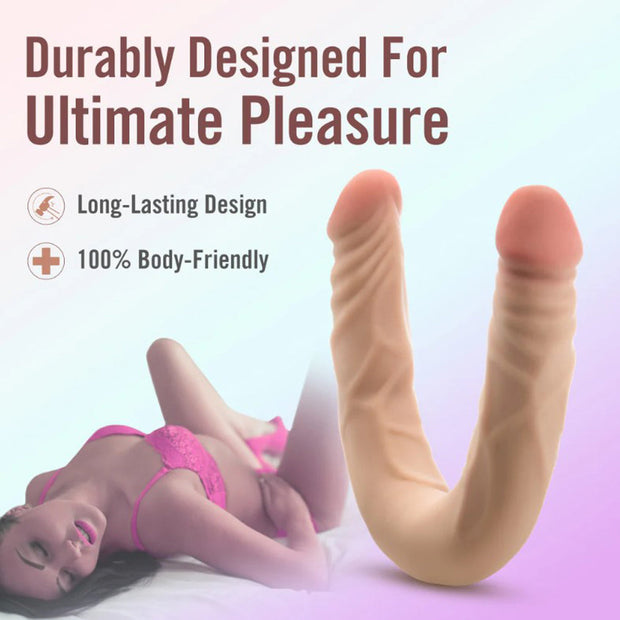 Dr. Skin Plus - 14” Posable Double Dong