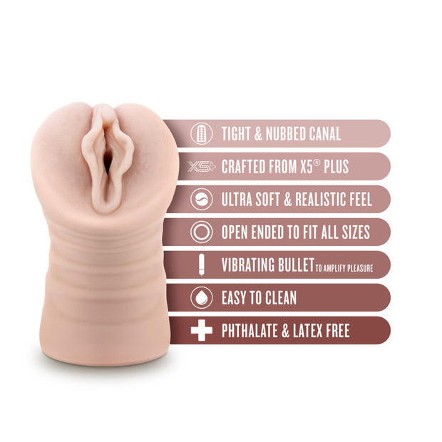 EnLust Destini Vibrating Stroker -Beige