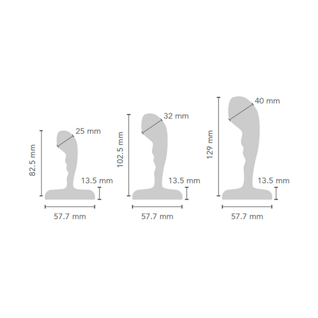 b-Vibe P-Spot Training Set - Stainless
