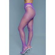 Up All Night Pantyhose - Purple