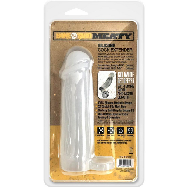 Extenseur de pénis charnu - Transparent