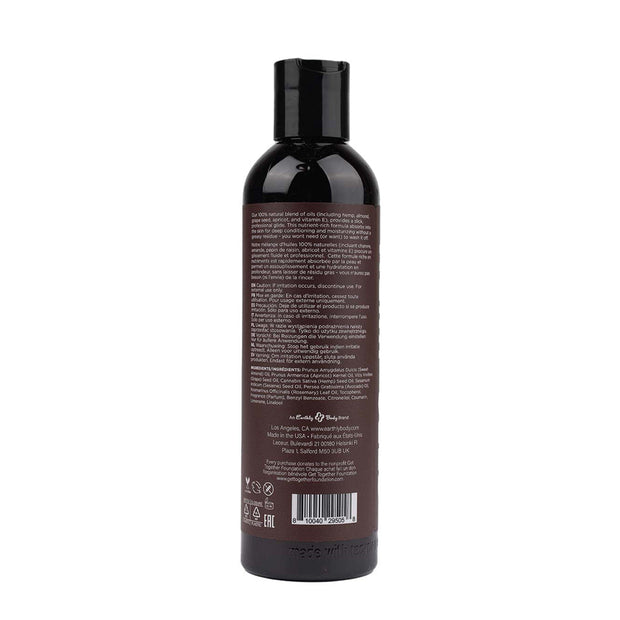 Hemp Seed Mass/Body Oil Kashmir Musk 8oz