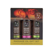 Hemp Seed Massage Oil 3pc Gift Set