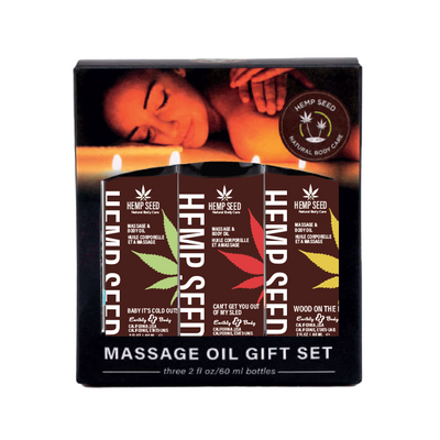 Hemp Seed Winter Massage Oil Gift Set 3*