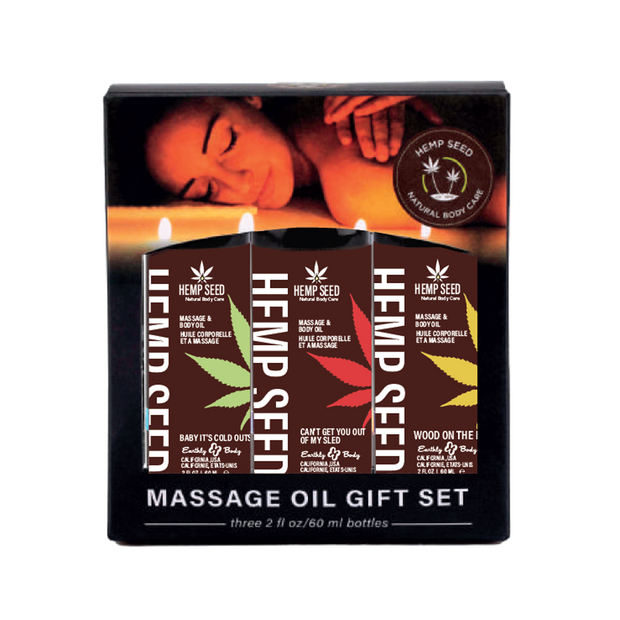 Hemp Seed Winter Massage Oil Gift Set 3*