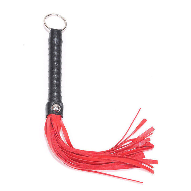 Red Vinyl Whip 11" Black Handle *