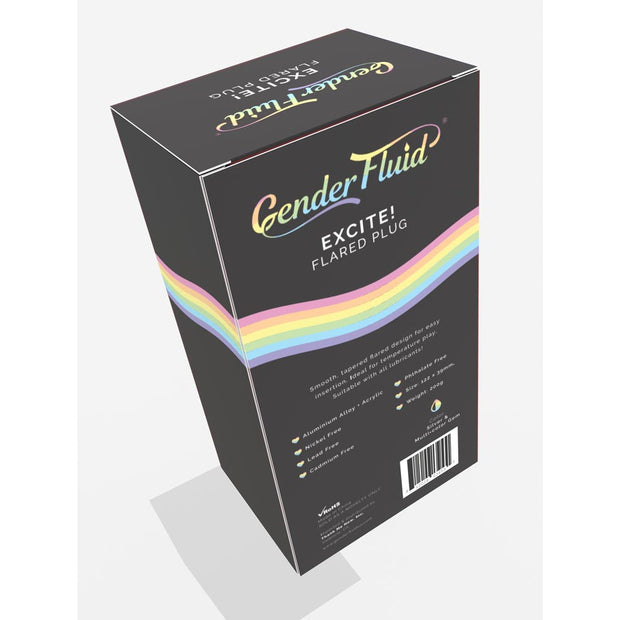 Gender Fluid Excite! Flared Plug *