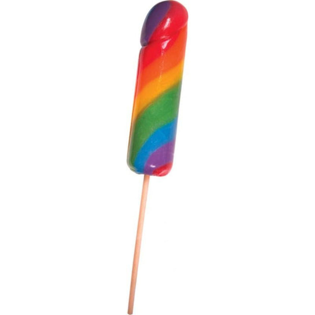 Rainbow Jumbo Candy Cock Pop