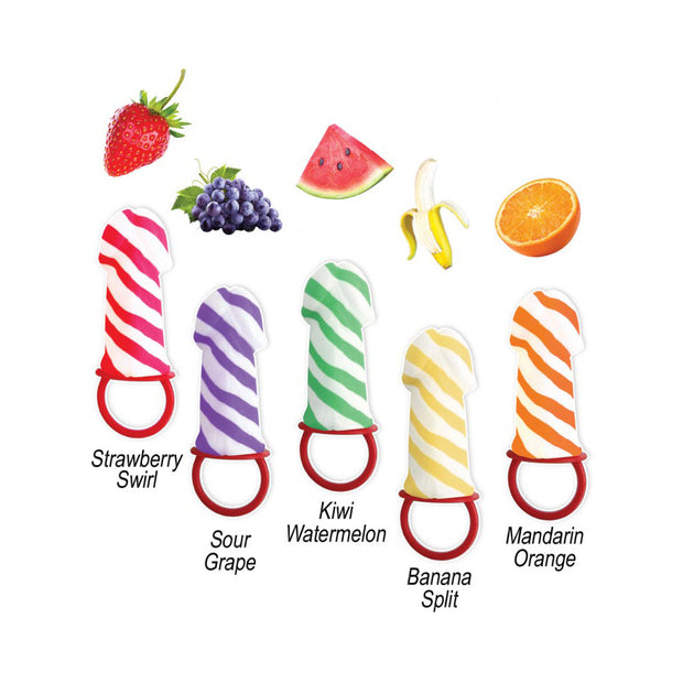 Candy Stripers Pecker Ring Pops 36pc