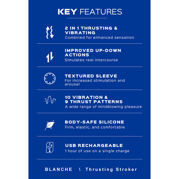 Blanche - Thrusting Auto Blowjob Toy