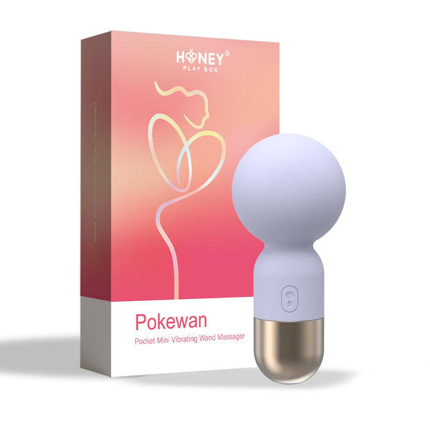 Pokewan Pocket Mini Vibrating Wand - Pur