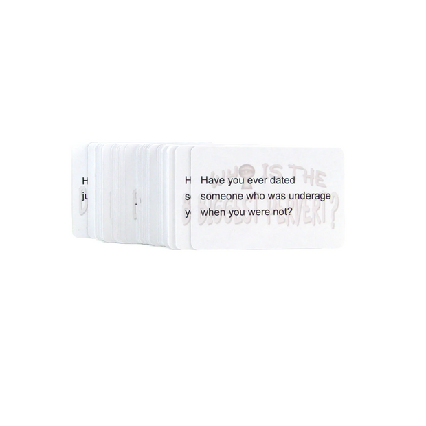 Who is the Biggest Pervert? Card Game