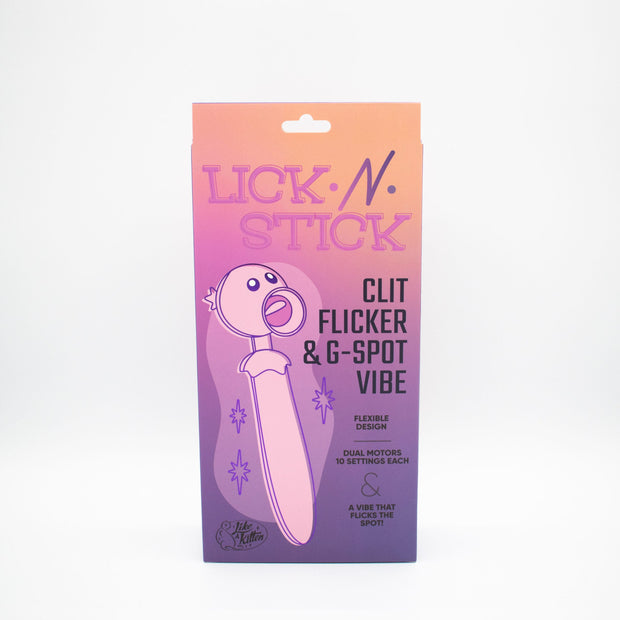 Lick N' Stick Clit Flicker & G-Spot Vibe