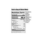 Suck a Bag of Minty Dicks Candy 3oz bag