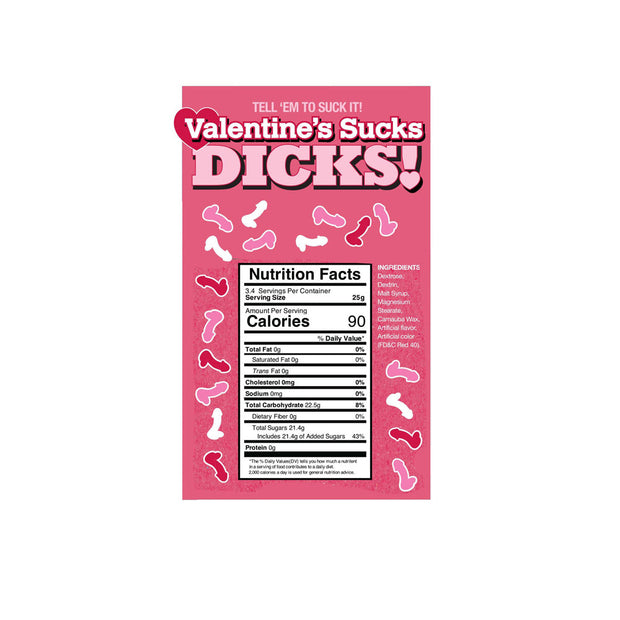 Valentines Sucks Dicks Candy 3oz bag
