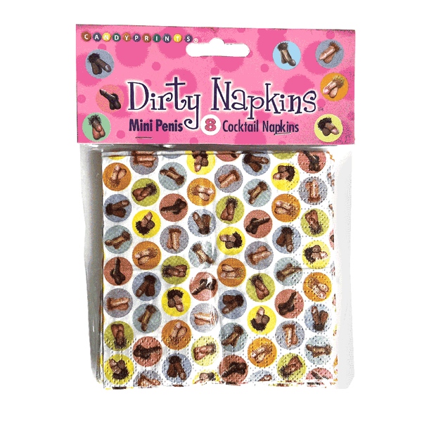Dirty Penis Napkins 2ply - 8pc