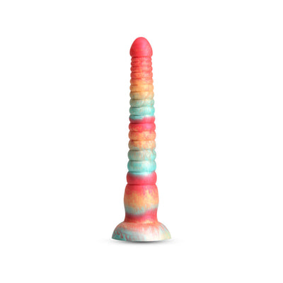 Couleurs - Empilées - Gode 9" - Rouge/Or