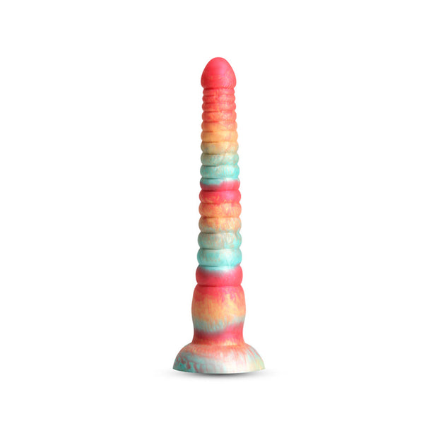 Couleurs - Empilées - Gode 9" - Rouge/Or