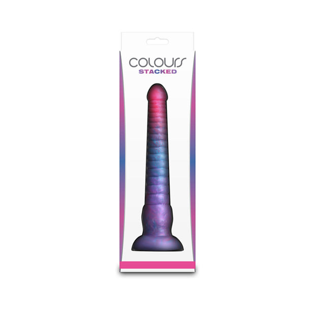 Couleurs - Empilées - Gode 9" - Rose/Bleu