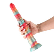 Couleurs - Empilé - Gode 12" - Rouge/Or
