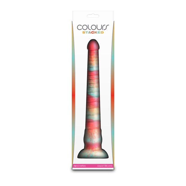 Couleurs - Empilé - Gode 12" - Rouge/Or