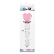 Cristal - Cœur de verre - Rose