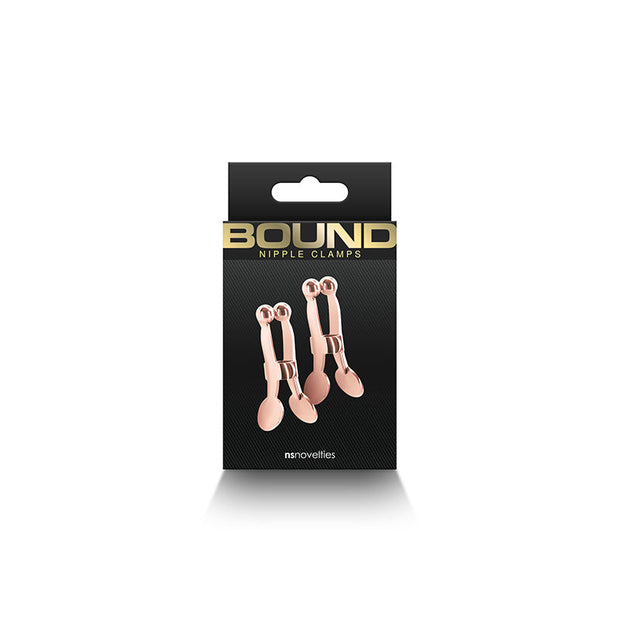 Bound Nipple Clamps - C1 - Rose Gold