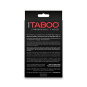 Hustler Taboo - Zippered Mouth Hood - Wh