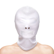 Hustler Taboo - Zippered Mouth Hood - Wh