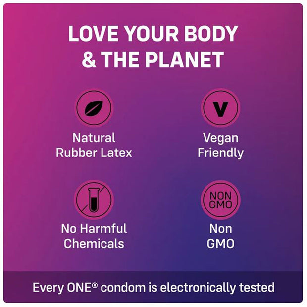 ONE FLEX Graphene Condoms - 10 pk