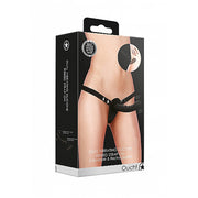Dual Vibrating Ribbed StrapOn Adjustable