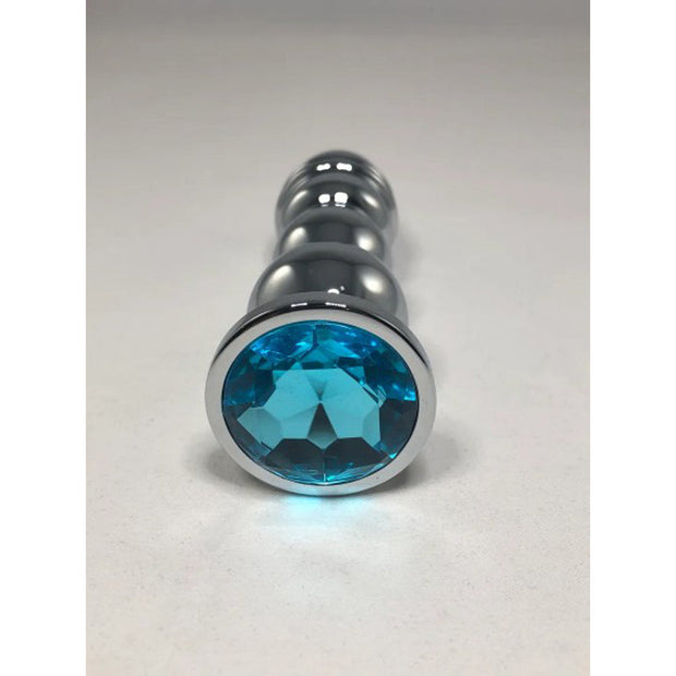 Butt Plug Bud Bullet - Large w/ Blue