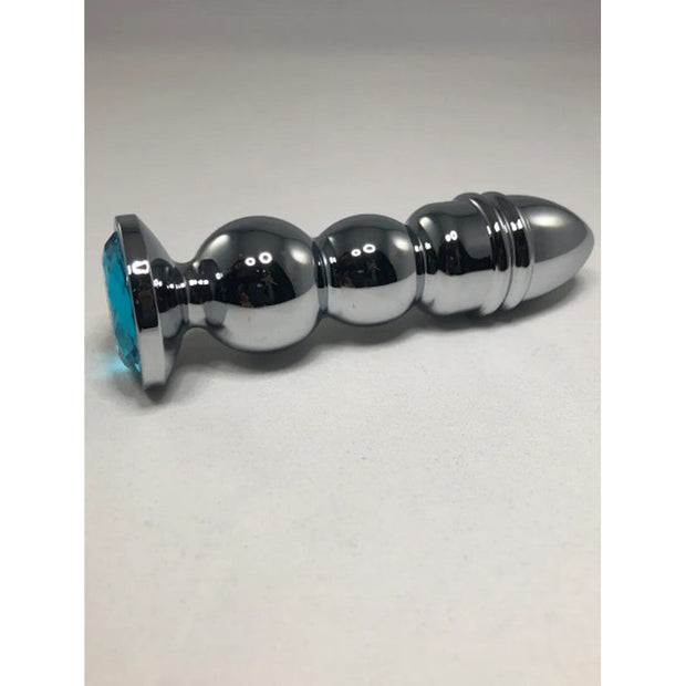 Butt Plug Bud Bullet - Large w/ Blue