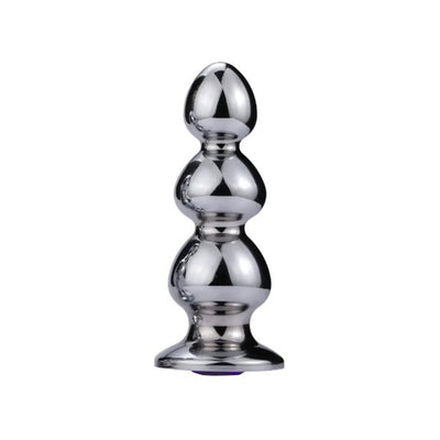 Extreme Anal Triple Bead w/ Onyx jewel