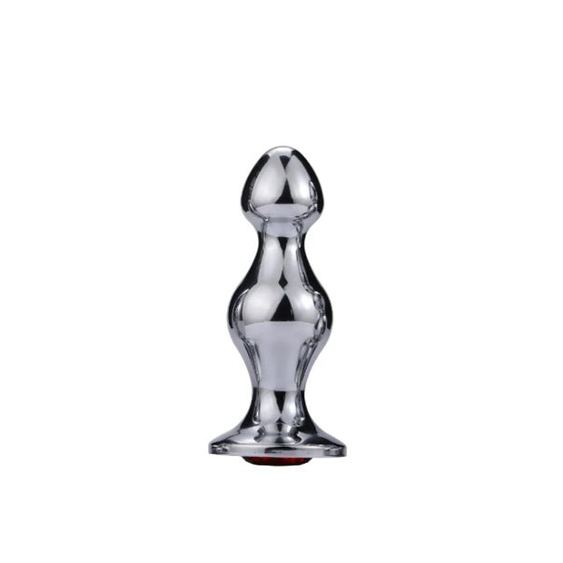 Extreme Anal Double Bead w/ Onyx jewel