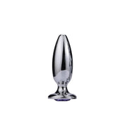 Extreme Bullet Anal Plug w/ Onyx jewel