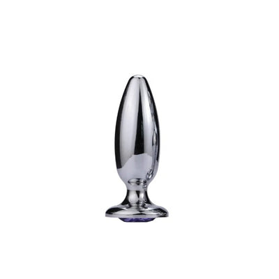 Extreme Bullet Anal Plug w/ Onyx jewel
