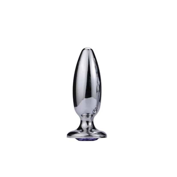 Extreme Bullet Anal Plug w/ Onyx jewel