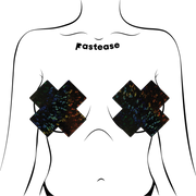 COVERAGE: Plus X Black Disco Full Breast Covers Support Tape XL